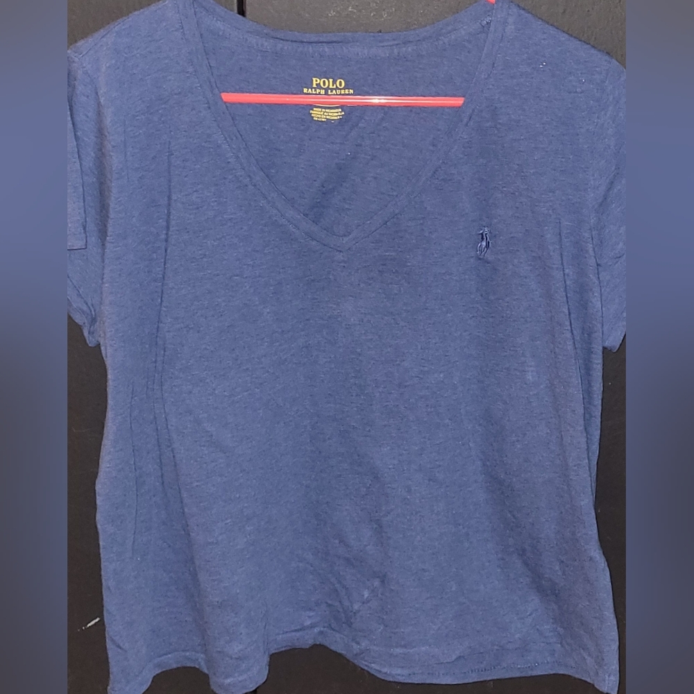 ~¤ DENIM BLUE COLOR XL POLO T-SHIRT ¤~